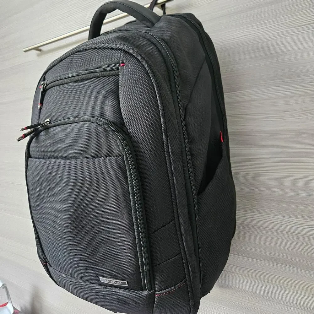 Samsonite‎ Xenon 2 Laptop TSA Checkpoint Friendly Laptop Backpack Black Red Bag